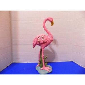 NEW Flamingo Statue Figurine Florida Coastal Florida Tropical Beach Decor